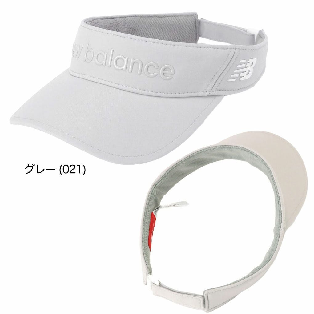 ニューバランスロゴバイザー0125987002メンズゴルフキャップ帽子newbalance2025春夏モデル日本正規品