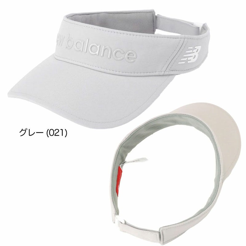 ニューバランスロゴバイザー0125987002メンズゴルフキャップ帽子newbalance2025春夏モデル日本正規品