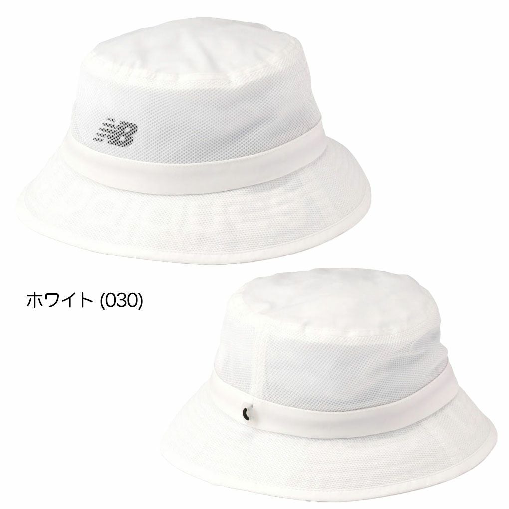 ニューバランスタフタ×メッシュバケットハット0125987003メンズゴルフキャップ帽子newbalance2025春夏モデル日本正規品