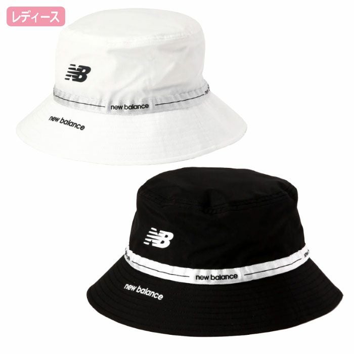 ニューバランスロゴバケットハット0125987501レディースゴルフキャップ帽子newbalance2025春夏モデル日本正規品