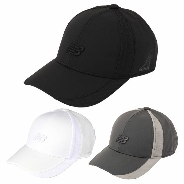 ニューバランス刺繍ロゴフラットブリムキャップ0125187001メンズゴルフキャップ帽子newbalance2025春夏モデル日本正規品