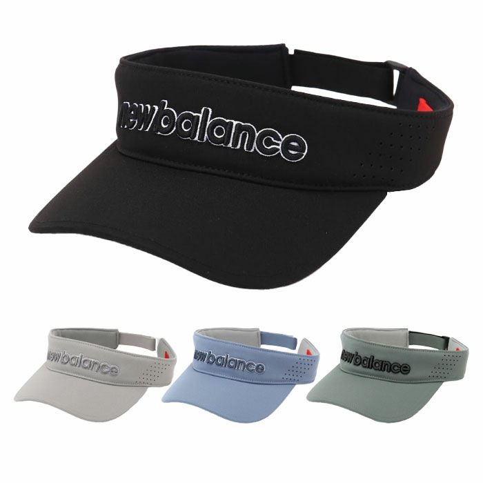 ニューバランスバイザー0125187010メンズゴルフキャップ帽子newbalance2025春夏モデル日本正規品