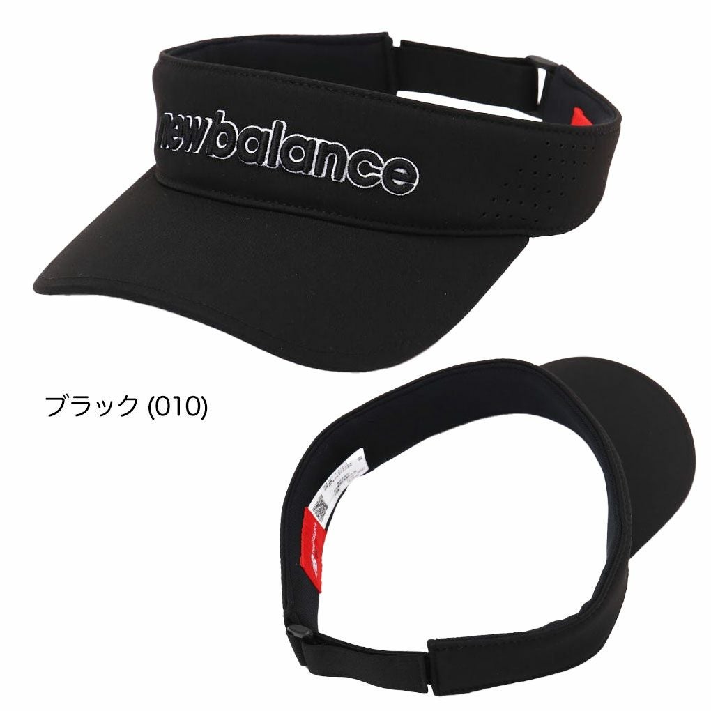 ニューバランスバイザー0125187010メンズゴルフキャップ帽子newbalance2025春夏モデル日本正規品