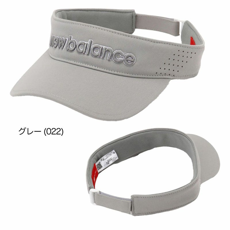ニューバランスバイザー0125187010メンズゴルフキャップ帽子newbalance2025春夏モデル日本正規品