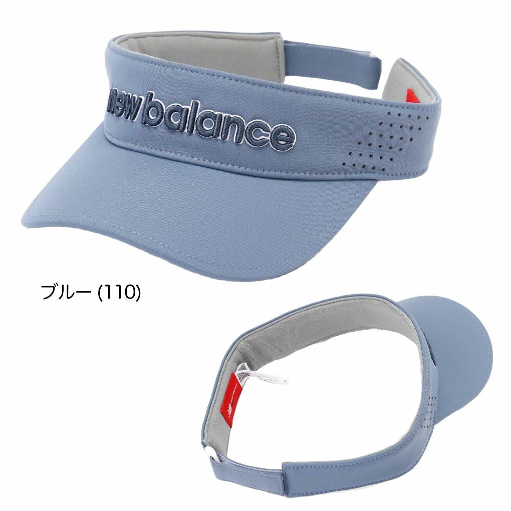 ニューバランスバイザー0125187010メンズゴルフキャップ帽子newbalance2025春夏モデル日本正規品
