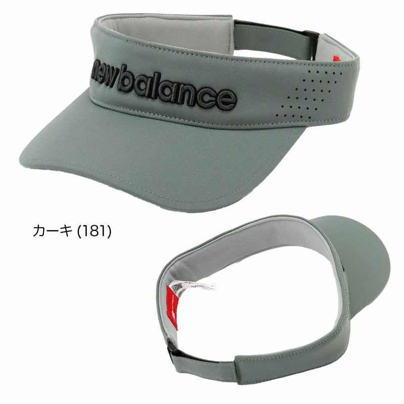 ニューバランスバイザー0125187010メンズゴルフキャップ帽子newbalance2025春夏モデル日本正規品