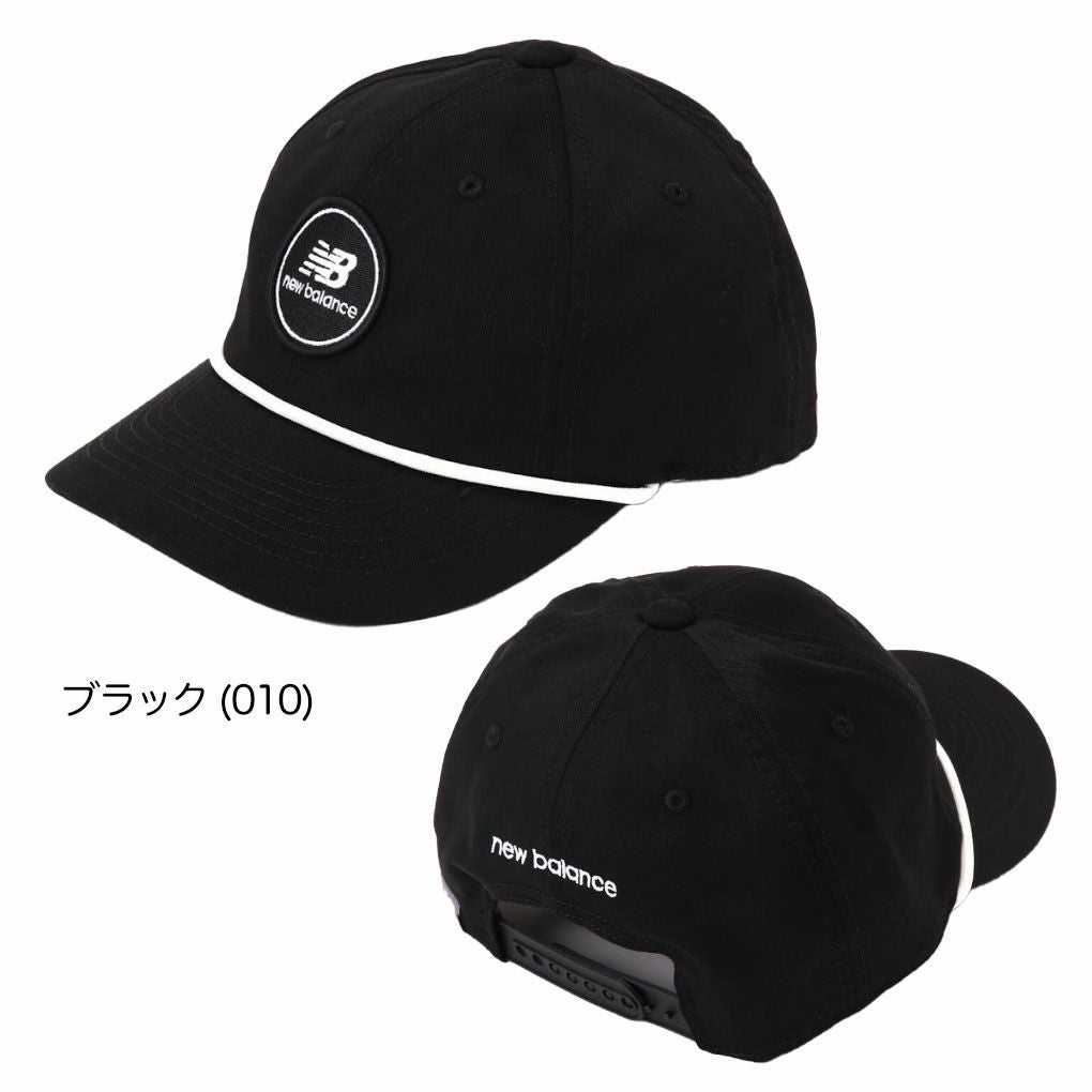 ニューバランスセミカーブドブリムキャップ0125187004メンズゴルフキャップ帽子newbalance2025春夏モデル日本正規品