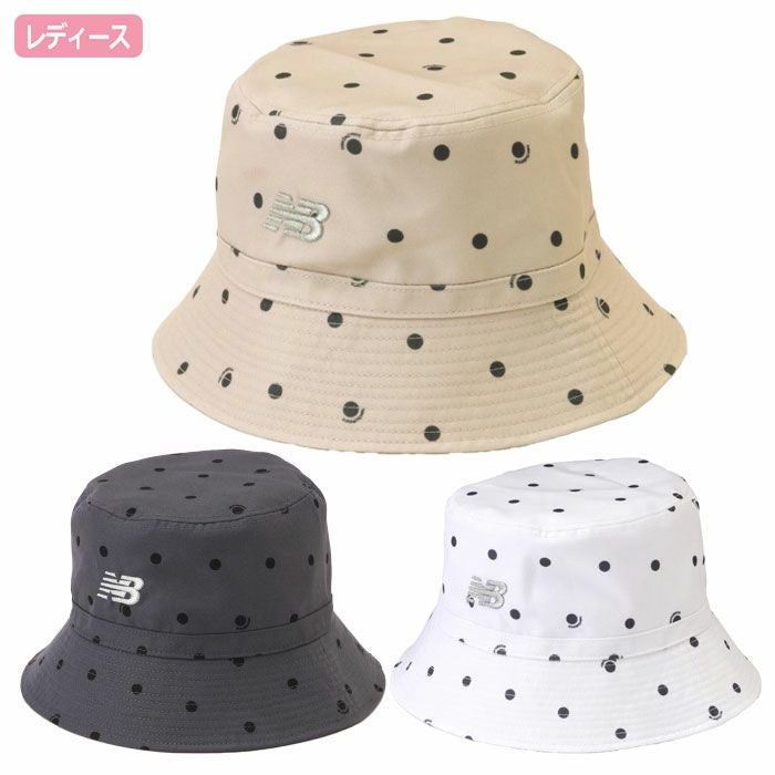 ニューバランスリバーシブルバケットハット0125187508レディースゴルフキャップ帽子newbalance2025春夏モデル日本正規品