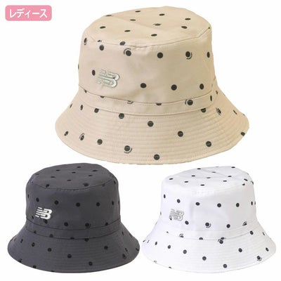 ニューバランスリバーシブルバケットハット0125187508レディースゴルフキャップ帽子newbalance2025春夏モデル日本正規品
