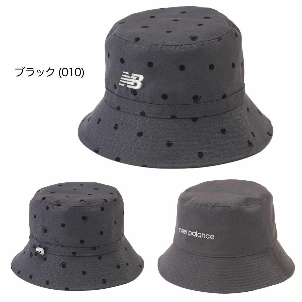 ニューバランスリバーシブルバケットハット0125187508レディースゴルフキャップ帽子newbalance2025春夏モデル日本正規品