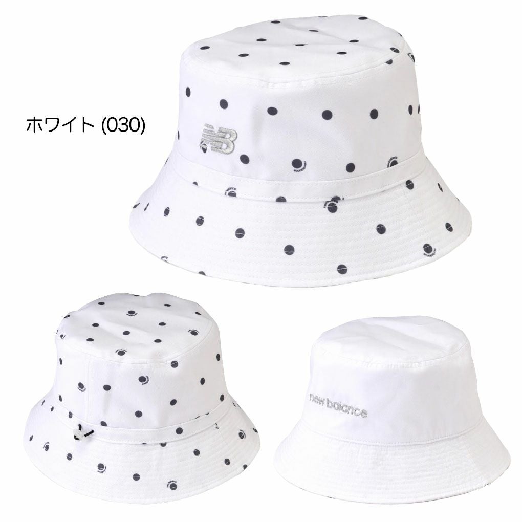ニューバランスリバーシブルバケットハット0125187508レディースゴルフキャップ帽子newbalance2025春夏モデル日本正規品