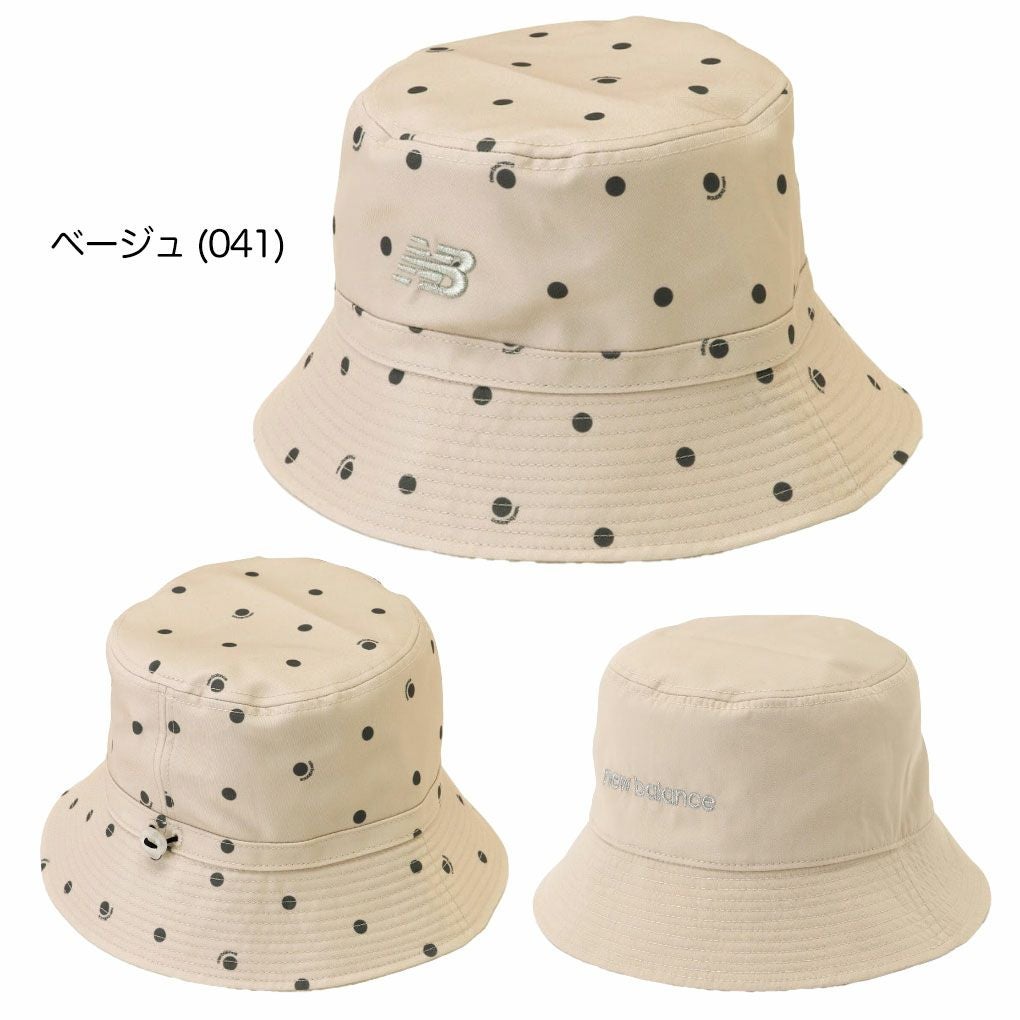 ニューバランスリバーシブルバケットハット0125187508レディースゴルフキャップ帽子newbalance2025春夏モデル日本正規品