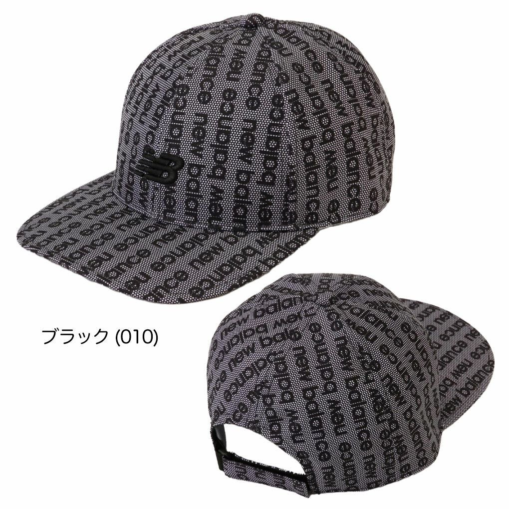ニューバランスハニカム＆ロゴストライプ柄セミカーブドブリムキャップ0125187011メンズゴルフキャップ帽子newbalance2025春夏モデル日本正規品