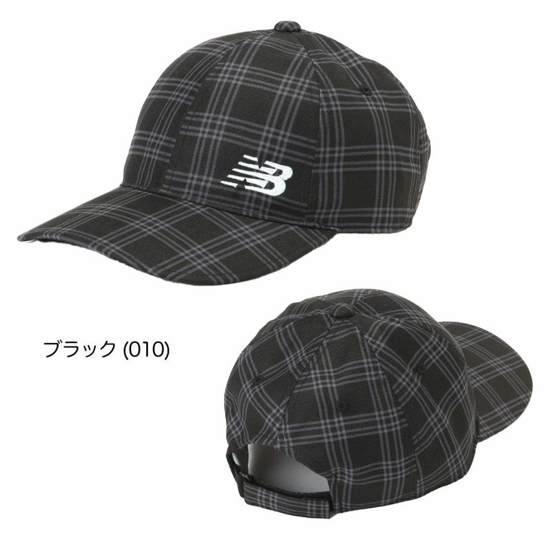 ニューバランスダブルチェック柄6パネルキャップ0125187506レディースゴルフキャップ帽子newbalance2025春夏モデル日本正規品