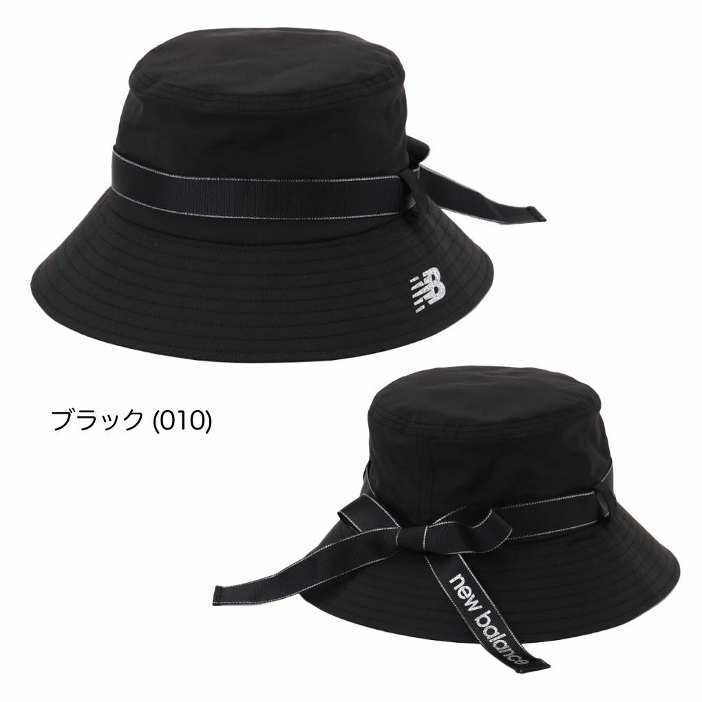 ニューバランスリボン脱着仕様バケットハット0125187512レディースゴルフキャップ帽子newbalance2025春夏モデル日本正規品