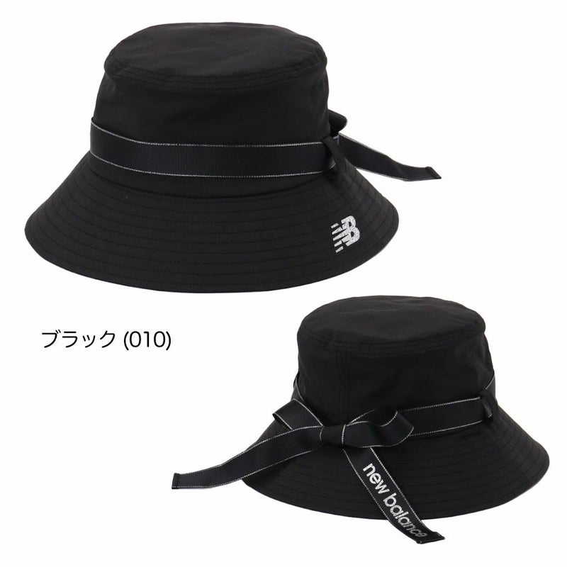 ニューバランスリボン脱着仕様バケットハット0125187512レディースゴルフキャップ帽子newbalance2025春夏モデル日本正規品