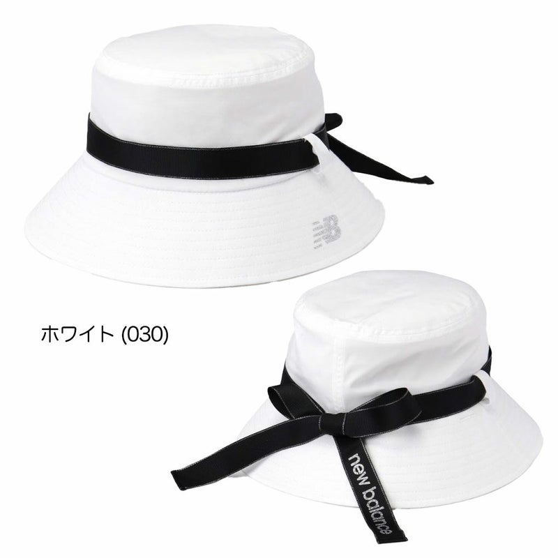 ニューバランスリボン脱着仕様バケットハット0125187512レディースゴルフキャップ帽子newbalance2025春夏モデル日本正規品