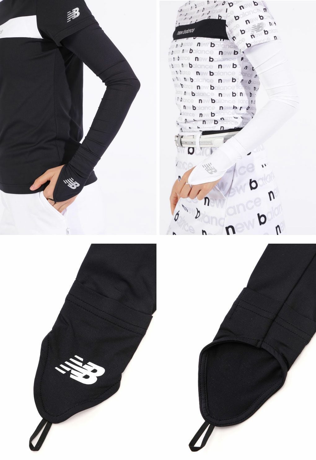 ニューバランスUV接触冷感ロングアームカバー0125983502レディースゴルフウェアUVケアnewbalance2025春夏モデル日本正規品