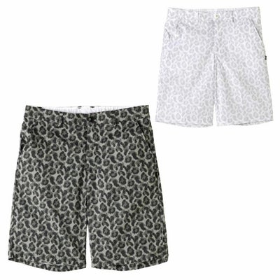 ニューバランスピクセルレオパード柄ハーフパンツ012-5132004メンズゴルフウェアnewbalance2025春夏モデル