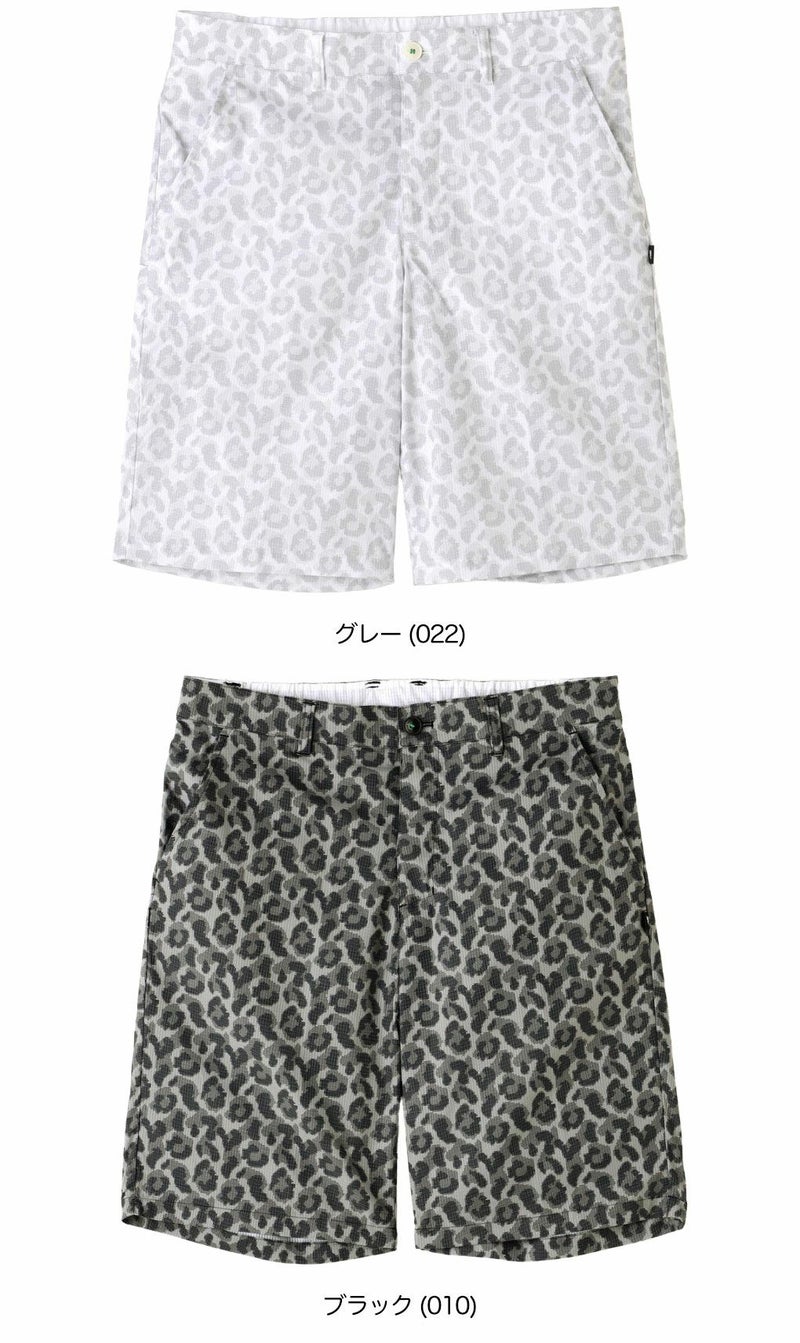 ニューバランスピクセルレオパード柄ハーフパンツ012-5132004メンズゴルフウェアnewbalance2025春夏モデル