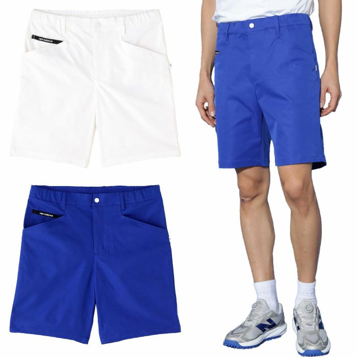 ニューバランスツイルストレッチリラックスショートパンツ012-5138002メンズゴルフウェアnewbalance2025春夏モデル