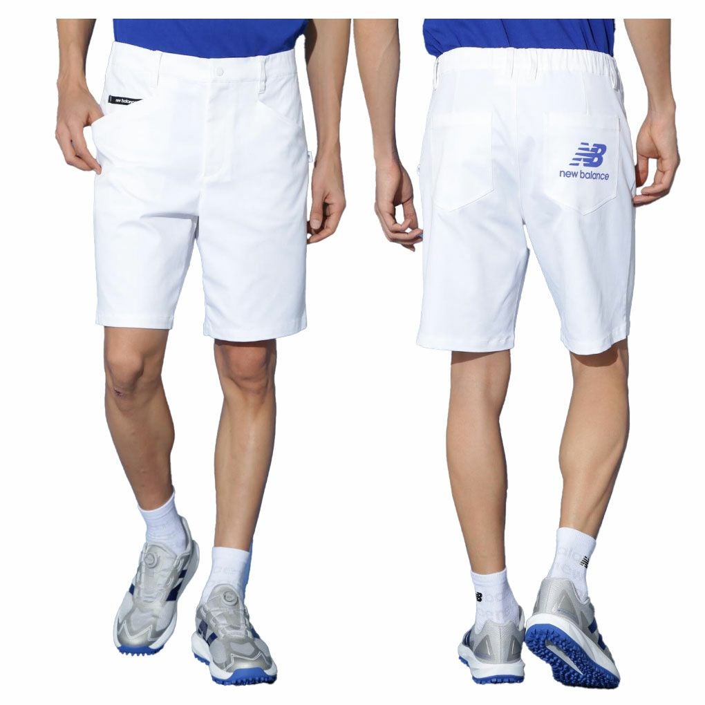 ニューバランスツイルストレッチリラックスショートパンツ012-5138002メンズゴルフウェアnewbalance2025春夏モデル