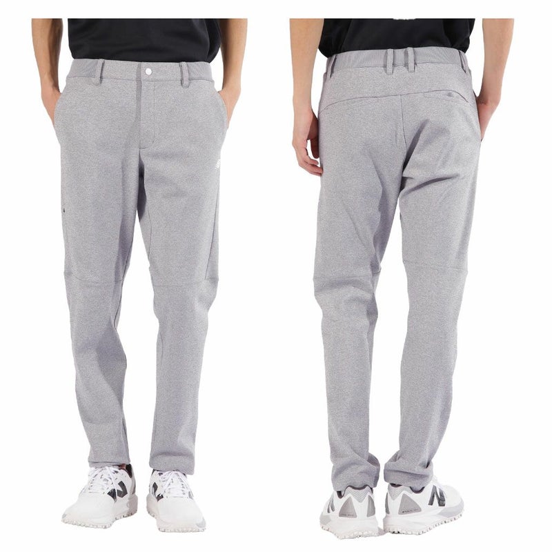 ニューバランス軽量ダンボールニット×裏メッシュスウェットテーパードロングパンツ012-5136003メンズゴルフウェアnewbalance2025春夏モデル