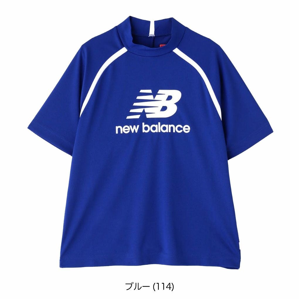 ニューバランハーフスリーブモックネックプルオーバー012-5166511レディースゴルフウェアnewbalance2025春夏モデル日本正規品