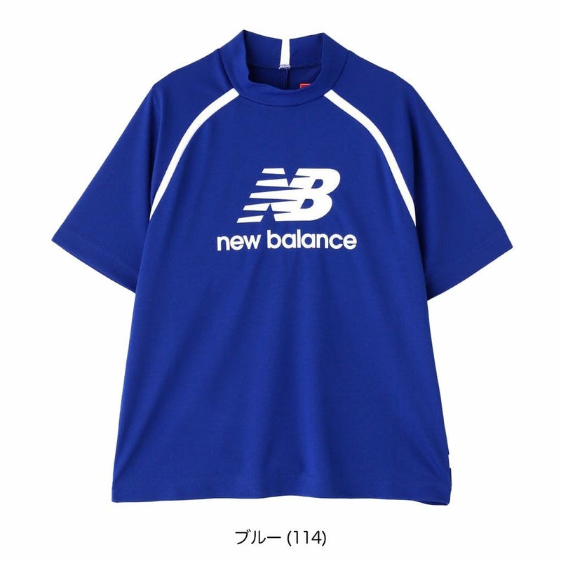 ニューバランハーフスリーブモックネックプルオーバー012-5166511レディースゴルフウェアnewbalance2025春夏モデル日本正規品