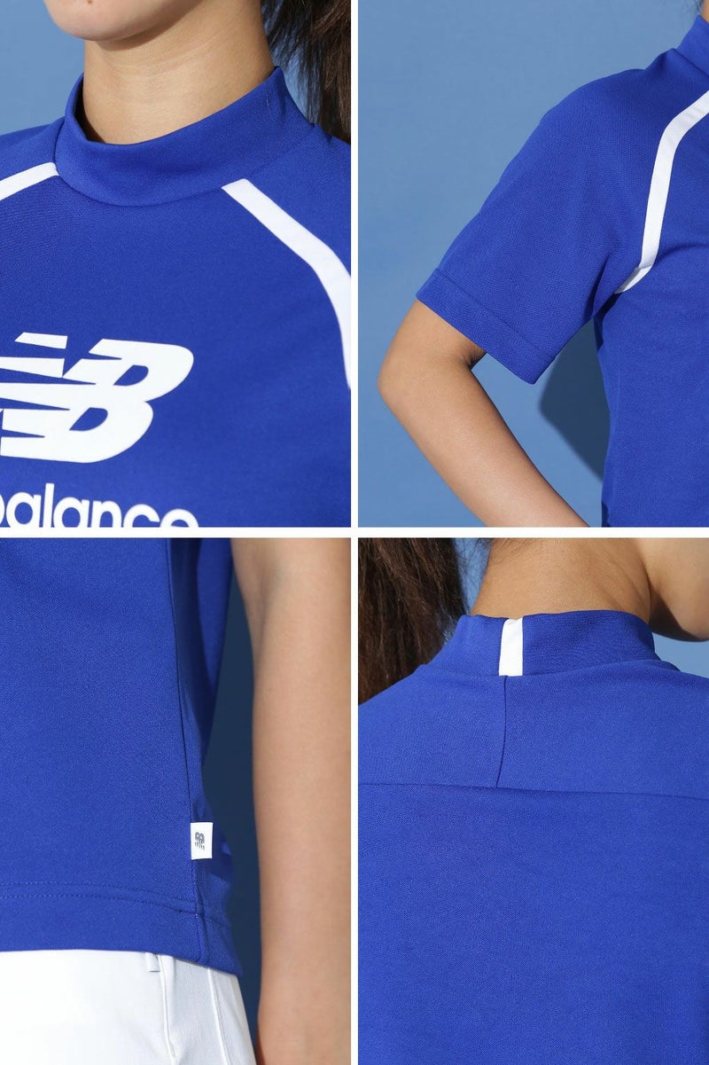ニューバランハーフスリーブモックネックプルオーバー012-5166511レディースゴルフウェアnewbalance2025春夏モデル日本正規品
