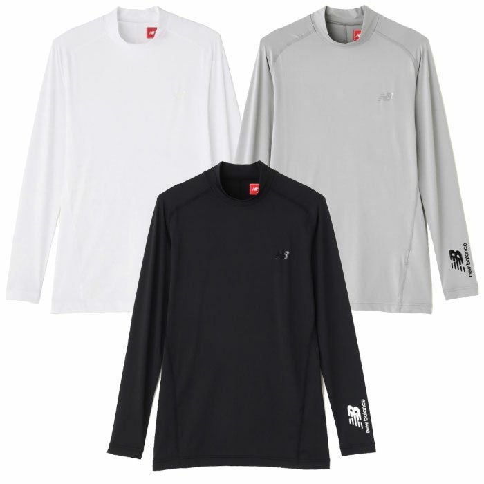ニューバランス接触冷感UVモックネックインナープルオーバー012-5967001メンズゴルフウェアnewbalance2025春夏モデル日本正規品