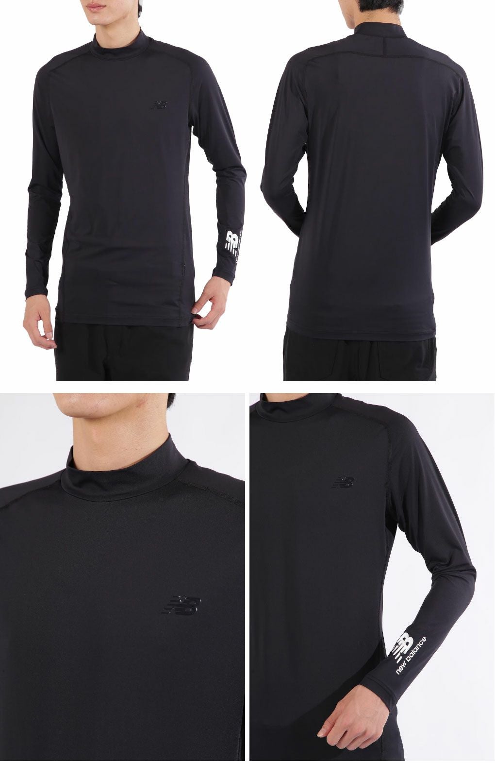 ニューバランス接触冷感UVモックネックインナープルオーバー012-5967001メンズゴルフウェアnewbalance2025春夏モデル日本正規品