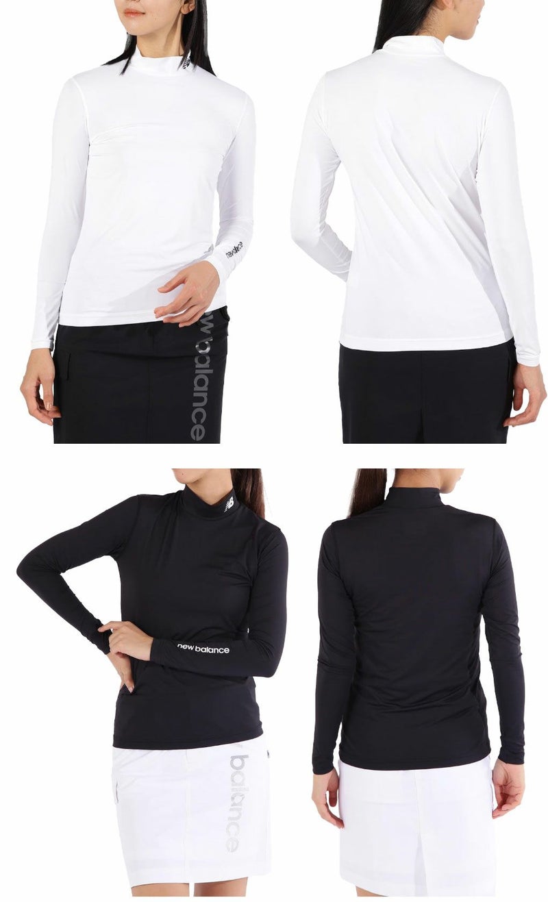 ニューバランス接触冷感UVモックネックインナープルオーバー012-5967501レディースゴルフウェアnewbalance2025春夏モデル日本正規品