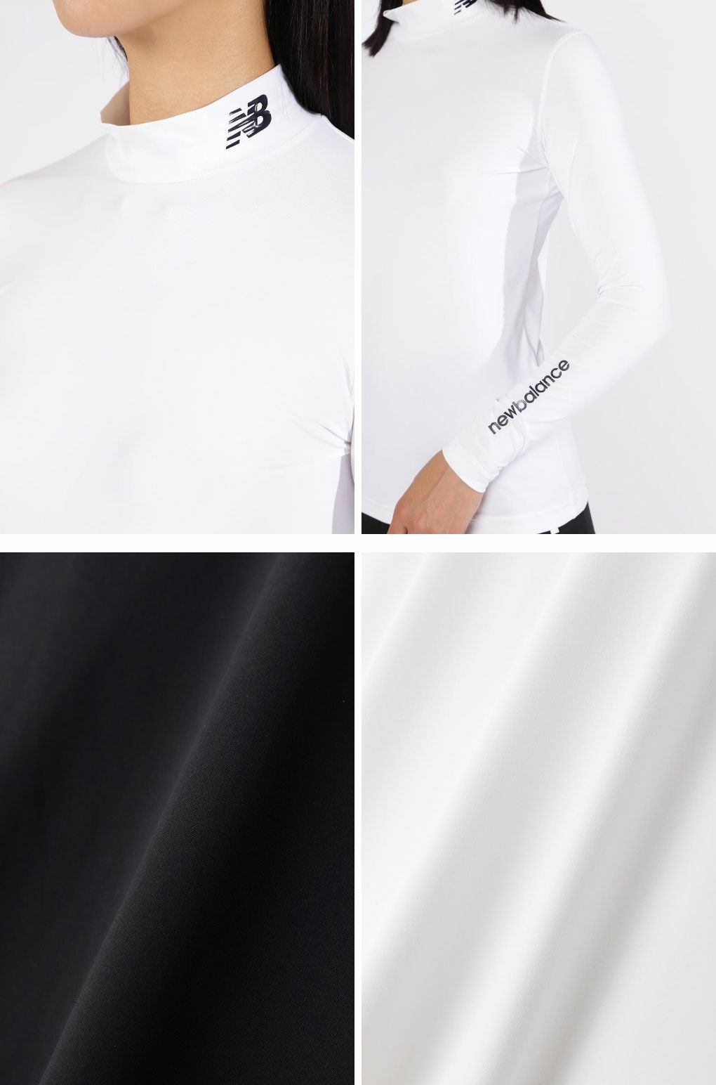 ニューバランス接触冷感UVモックネックインナープルオーバー012-5967501レディースゴルフウェアnewbalance2025春夏モデル日本正規品