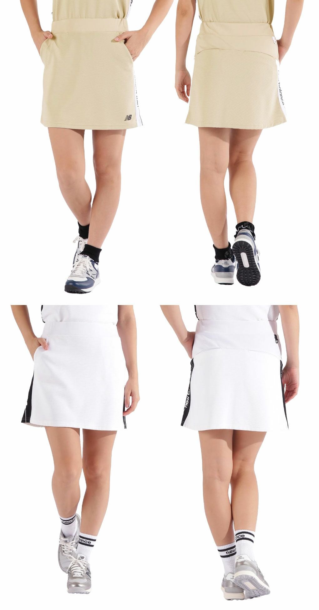 ニューバランス接触冷感インナー付きジャージースカート012-5134508レディースゴルフウェアnewbalance2024秋冬モデル日本正規品