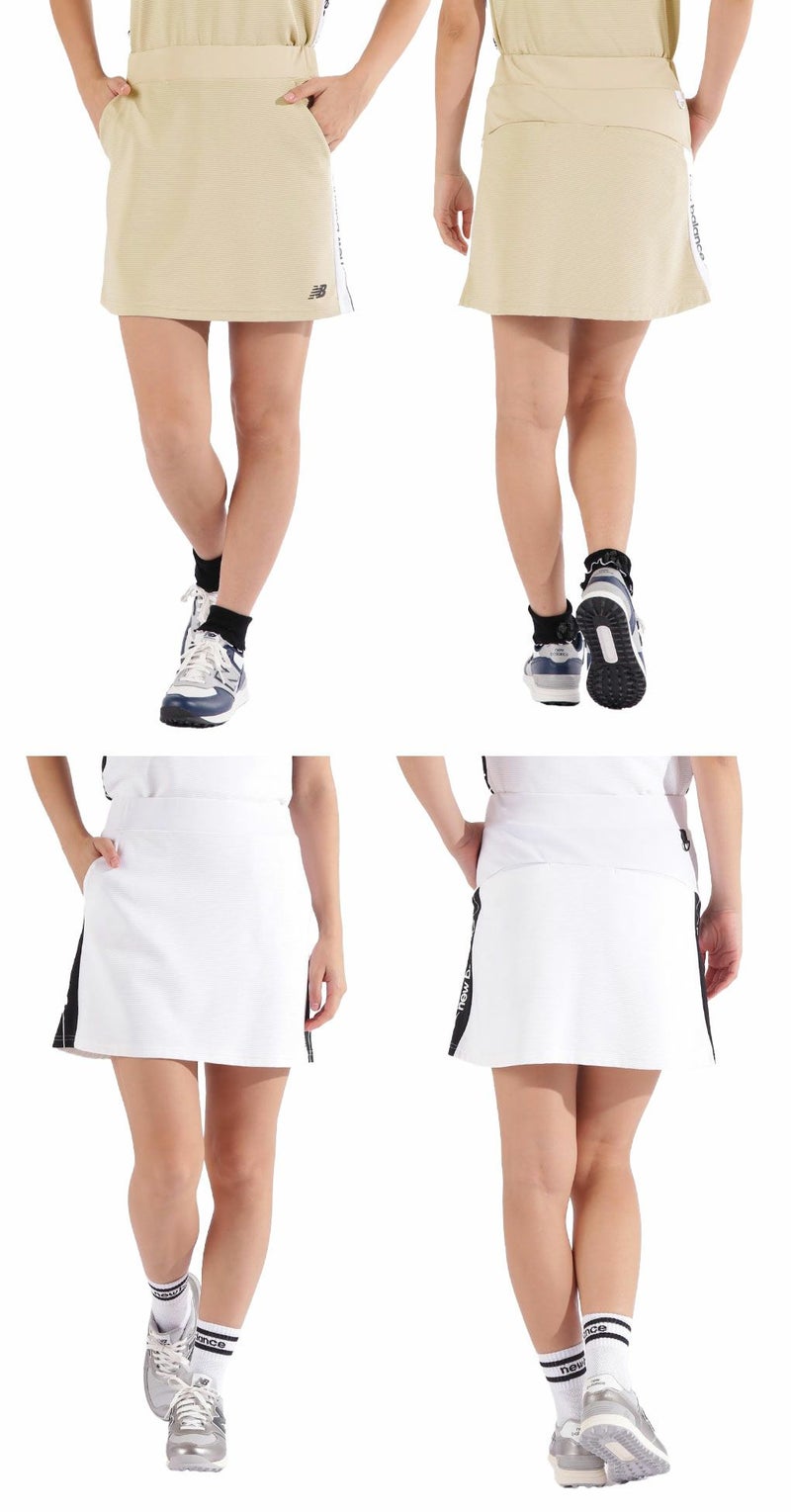 ニューバランス接触冷感インナー付きジャージースカート012-5134508レディースゴルフウェアnewbalance2024秋冬モデル日本正規品