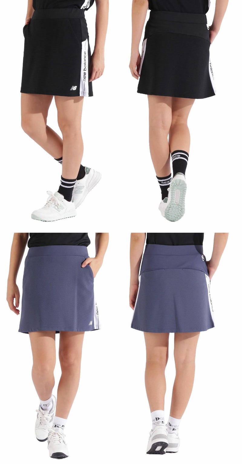 ニューバランス接触冷感インナー付きジャージースカート012-5134508レディースゴルフウェアnewbalance2024秋冬モデル日本正規品