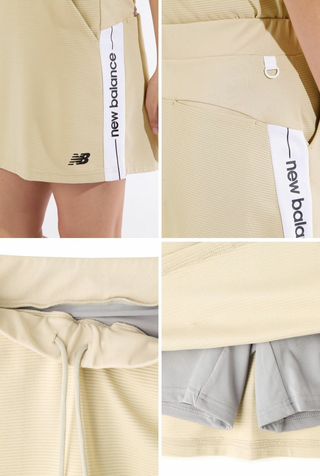 ニューバランスマイクロチェック柄ラップキュロット012-5139501レディースゴルフウェアnewbalance2025春夏モデル日本正規品