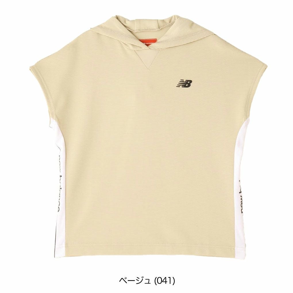 ニューバランス接触冷感フレンチスリーブプルオーバーフーディー012-5164503レディースゴルフウェアnewbalance2025春夏モデル日本正規品