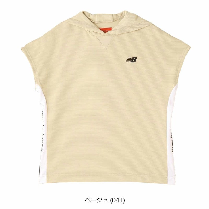 ニューバランス接触冷感フレンチスリーブプルオーバーフーディー012-5164503レディースゴルフウェアnewbalance2025春夏モデル日本正規品