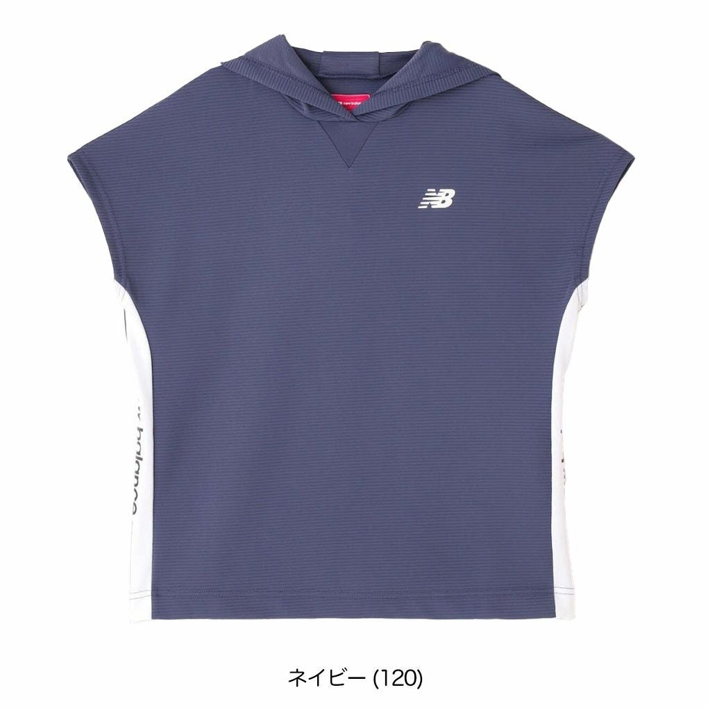 ニューバランス接触冷感フレンチスリーブプルオーバーフーディー012-5164503レディースゴルフウェアnewbalance2025春夏モデル日本正規品