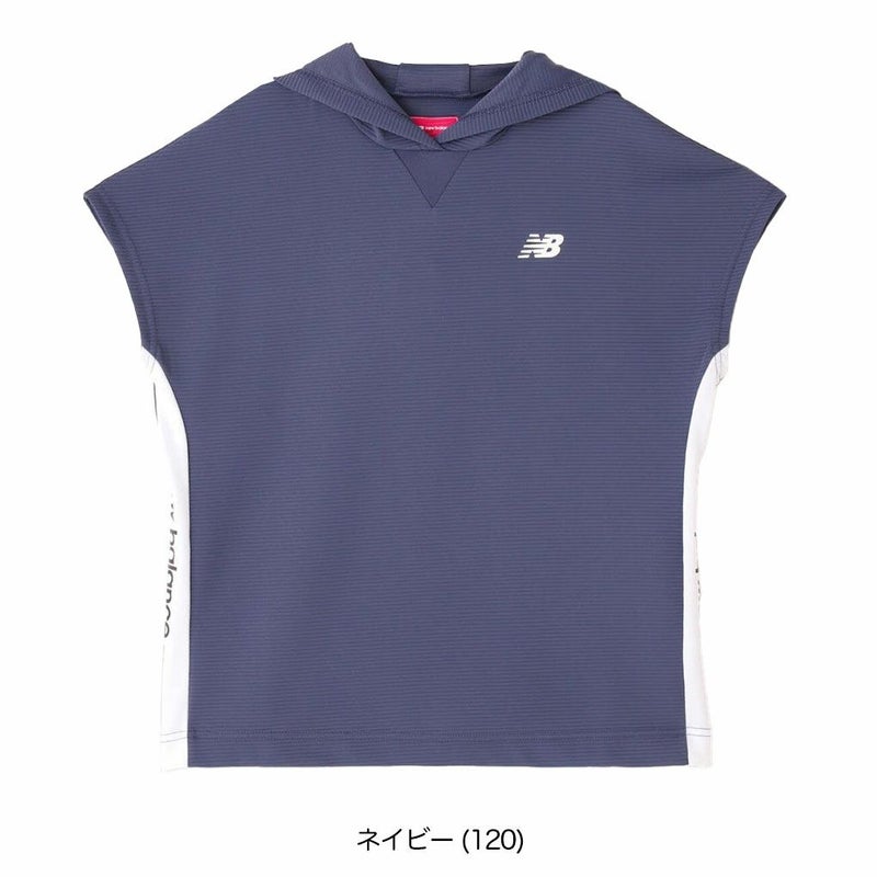 ニューバランス接触冷感フレンチスリーブプルオーバーフーディー012-5164503レディースゴルフウェアnewbalance2025春夏モデル日本正規品