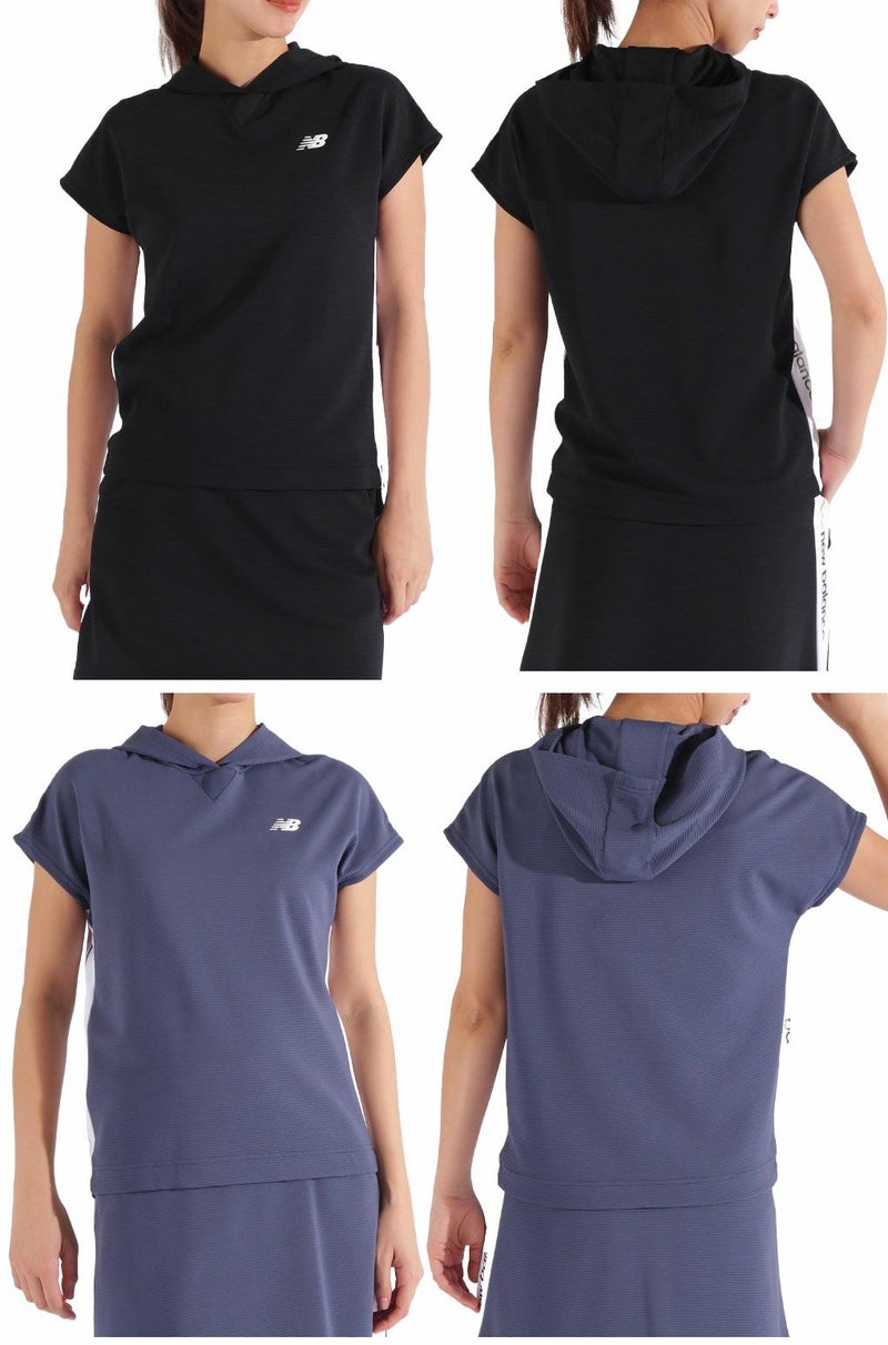 ニューバランス接触冷感フレンチスリーブプルオーバーフーディー012-5164503レディースゴルフウェアnewbalance2025春夏モデル日本正規品