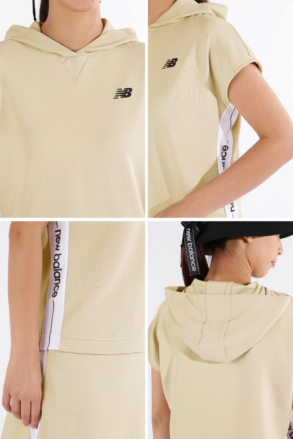 ニューバランス接触冷感フレンチスリーブプルオーバーフーディー012-5164503レディースゴルフウェアnewbalance2025春夏モデル日本正規品