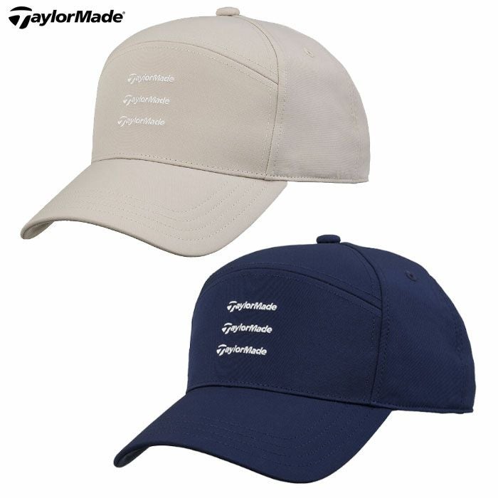 テーラーメイドMトリプルロゴキャップUN553メンズゴルフキャップ帽子ゴルフTaylorMade日本正規品2025春夏モデル
