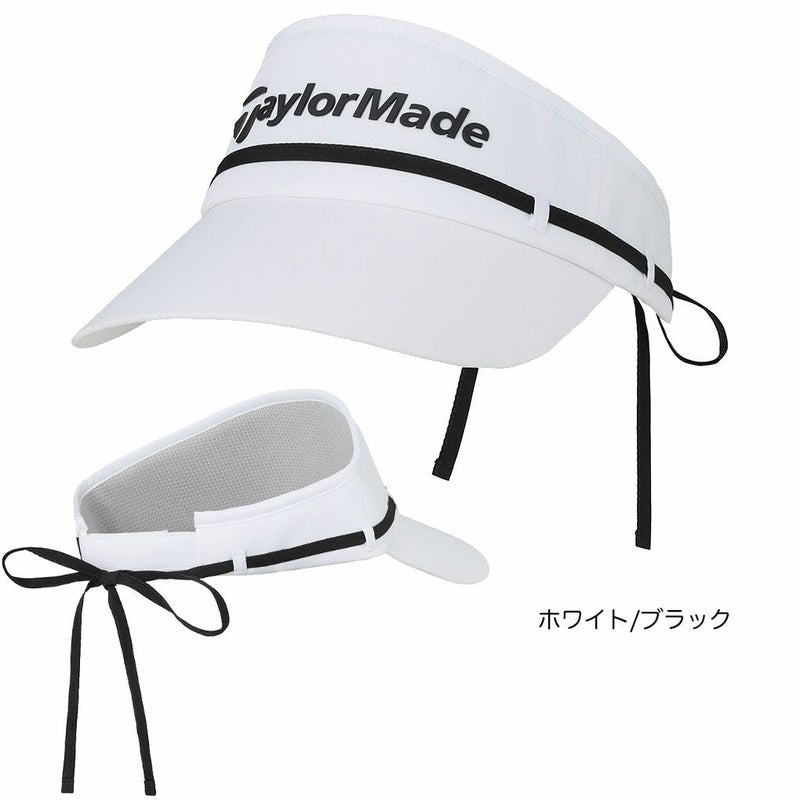 テーラーメイドウィメンズWリボンバイザーUN579レディースゴルフキャップ帽子ゴルフTaylorMade日本正規品2025春夏モデル