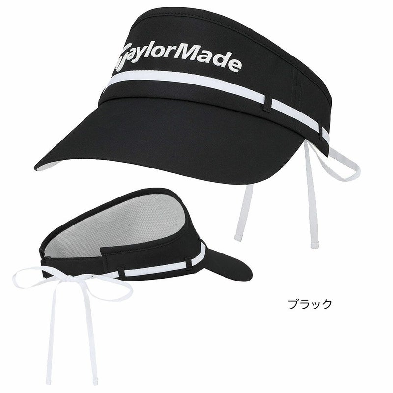 テーラーメイドウィメンズWリボンバイザーUN579レディースゴルフキャップ帽子ゴルフTaylorMade日本正規品2025春夏モデル