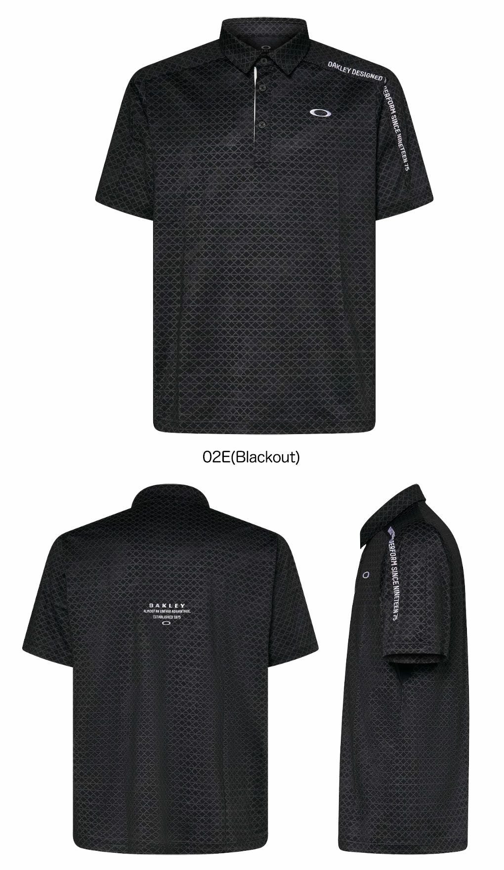 オークリーゴルフウェアFOA407676メンズ半袖シャツ2025春夏モデルOAKLEY日本正規品
