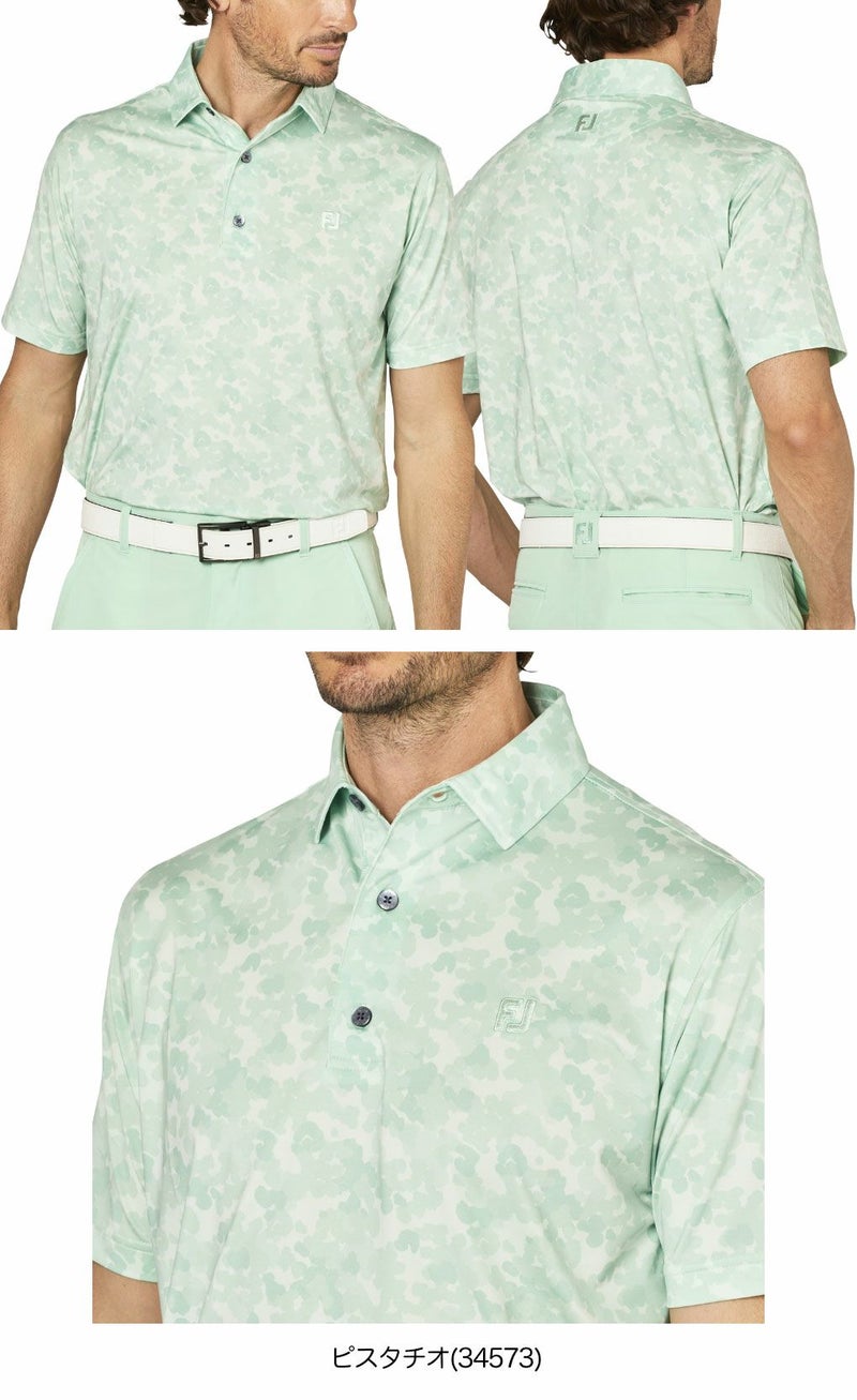 フットジョイポップカモプリント半袖シャツFJ-F25-S24メンズゴルフウェアFOOTJOY2025春夏モデル日本正規品