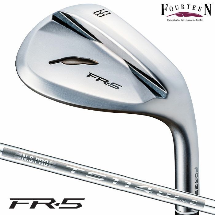 フォーティーンFR-5ウェッジパールサテン仕上げメンズ右用N.S.PROTS-114wスチールシャフトFourteen日本正規品